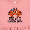 thumbnail image 4 of Inktastic Rehoboth Beach Delaware Cute Crab Girls Toddler Dress, 4 of 5
