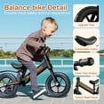 thumbnail image 6 of WLRETMCI Toddler Balance Bicycle for Boys Girls Age 2 to 5 Years 12 inch Kids Balance Bikes for Toddlers Training Birthday Chrismas Gifts, Black, 6 of 8
