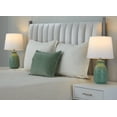 thumbnail image 3 of LumiSource Green Claudia 20" Ceramic Accent Lamp - Set of 2, 3 of 6