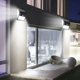 thumbnail image 2 of Lámpara de pared para exteriores impermeable con 3 modos y cobertura de 270° para jardín, terraza, patio, luz solar con sensor de movimiento de 140 LED, 2 of 8