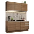 thumbnail image 1 of Cocina Integral 180cm Marrón Glamy Madesa 05, 1 of 5