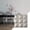 Bright Coat Aluminum, variant on 19 5/8"W x 19 5/8"H Benson EnduraWall Decorative 3D Wall Panel (Covers 2.67 Sq. Ft.)