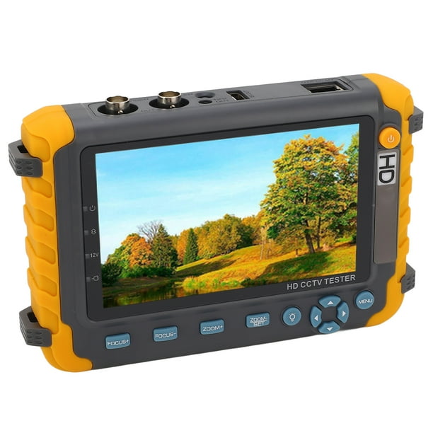 Probador de cámara analógica, probador CCTV Probador de cámara de 5 pulgadas Probador de cámara IP adaptado para la perfección Jadeshay A