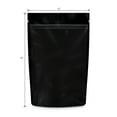 thumbnail image 2 of Loud Lock Mylar Bags 100 Count 9"x6" All Black - Flex Packaging - Mylar Bags For Food Storage - Resealable Bags, 2 of 9