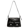 thumbnail image 1 of Bolso Bandolera Retro Axila para Mujer Hobo Cuero PU Con, 1 of 9