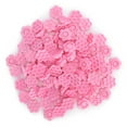 thumbnail image 3 of 500 unidades de soportes para pegamento de extensión de pestañas con forma de flor, taza de pegamento para injerto de pestañas, color rosa, 3 of 14