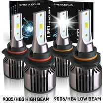 For Gmc Yukon 2000 2001 2002 2003 2004 2005 2006 Led Headlight Bulbs 9006 9005 High&Low Beam White 4pcs