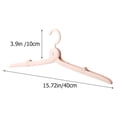 thumbnail image 6 of 6 Pcs Travel Hanger Folding Multifunctional Hangers Portable Foldable Pants Space Saving Drying Rack Pink Plastic, 6 of 6