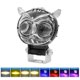 thumbnail image 3 of LED Lens Spotlight Color Light Auxiliary Fog Lamp Double Lenses Spotlights for Motorcycle Truck Car, 3 of 5