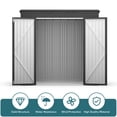 thumbnail image 2 of Jolifa 6x4 ft Outdoor Storage Shed, Heavy Duty Galvanized Steel Tool Shed with Double Doors, Waterproof Garden Shed for Backyard, Metal Shed for Lawn., 2 of 12