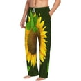 thumbnail image 2 of Bingfone Sunflower3 Mens All Over Print Sleep Pajama Pants-Small, 2 of 9