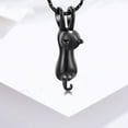thumbnail image 4 of Gato Colgante, Colr, Decración, Joyería Conmemorativa, Cenizas de , Joyería Colgante, Cadena, Superficie Lisa, Cumpleaño Sunnimix Collar Chian, 4 of 8