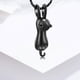 thumbnail image 4 of Collar Salvador Chian Colgante de Gato Cremación Negro, 4 of 8