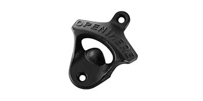 VEVOR Wall Mounted Bottle Opener Set of 100 Pices Cast Iron Bottle Opener Vintage Finish Bottle Openers Beer Bottle Opener, Black