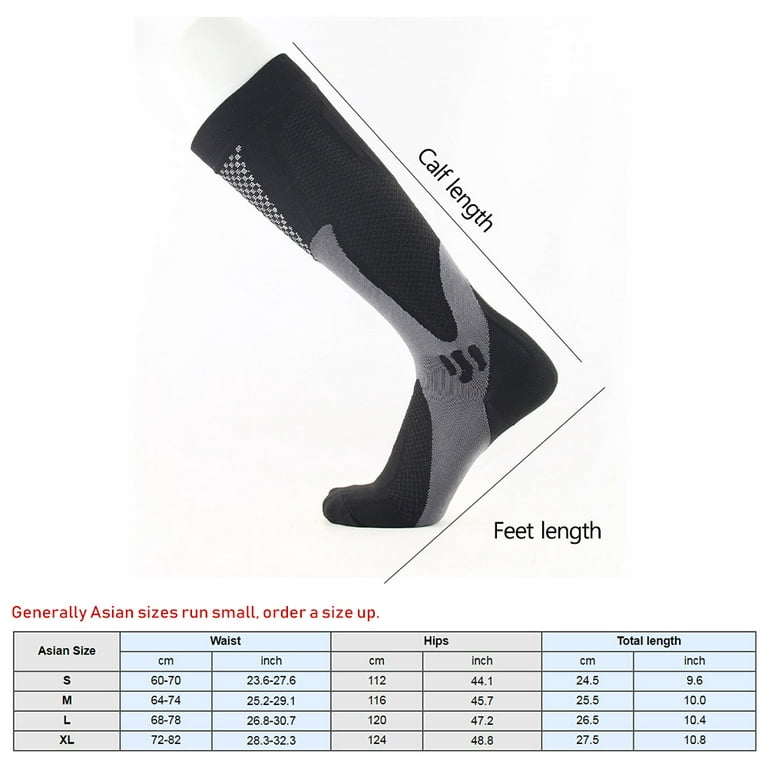 New Balance KneeHigh Performance Socks, Highly Stretchy for Flexibility