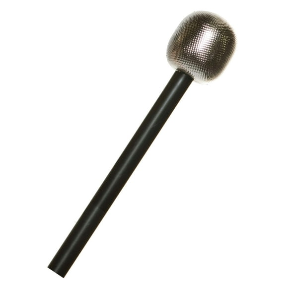 Popstar Silver Microphone Prop