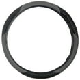 thumbnail image 4 of BDK Sporty Two Tone Ergonomic Grip Steering Wheel Cover - Massaging Gel Grip for Standard Size Wheels 14.5-15.5" (Gray/Black), 4 of 7