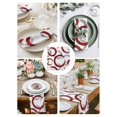 thumbnail image 3 of Red Grey Cloth Napkins Set of 6 Reusable Dinner Napkins, Geometric Circle Modern Abstract Simple Art Cocktail Napkin Washable Table Napkins for Wedding/Holiday Party/Baby Shower 20"x20", 3 of 7