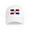 White, variant on CafePress - Dominican Republic Flag Cap - Adjustable 100% Brushed Unisex Casual Cotton Baseball Cap, Beige, 1