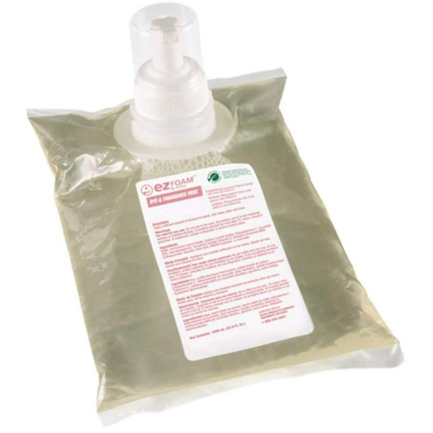Kutol 68641 Ez Foam Hand Soap Refill Dye And Fragrance Free Pack Of 6 Walmart Com Walmart Com