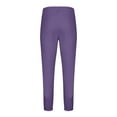 thumbnail image 3 of safuny Men's Jogger Cargo Sweatpants Sport Outdoors Holiday Athletic Outwear Work Dungarees Activewear Letter Printed Elastic Waist Casual Comfy Daily Trendy Trousers Purple XXL, 3 of 5