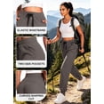 thumbnail image 6 of Cadmus Womens 29'' Sweatpants Lounge Comfy Drawstring Athletic Running Workout Joggers with Pockets, 6 of 9