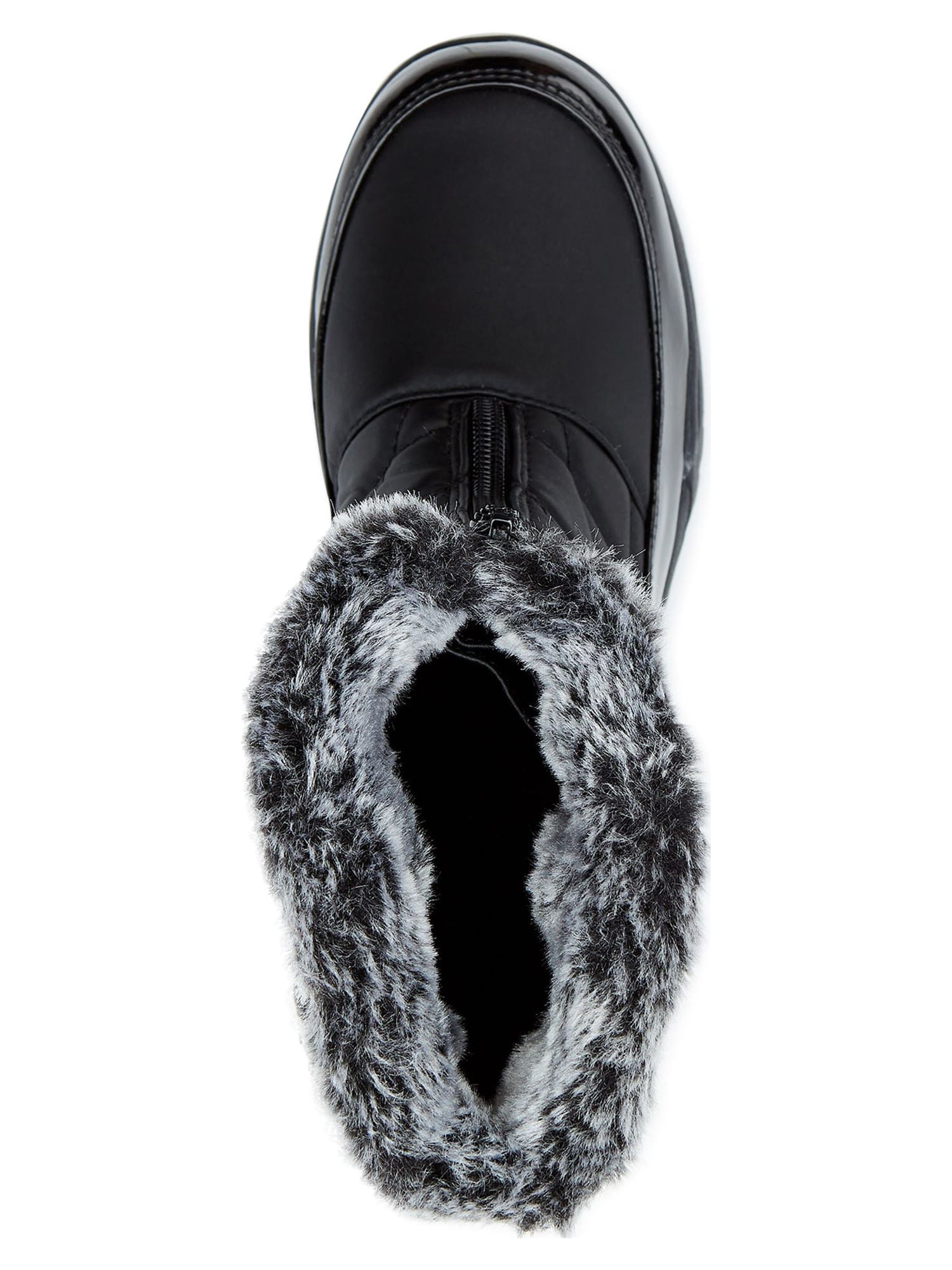 Totes Women's Esther Waterproof Faux Fur Lined Ankle Winter Boot