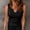 Black, variant on YHAJDS Women's Basic T-shirts Round Neck Short Sleeve Knit Solid Color Casual Summer Blouse