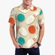 thumbnail image 1 of Fotbe Vintage Bowling Camiseta Polo de Golf para Hombre con Estampado – Camisa Deportiva Transpirable con Cuello Abotonado-Small, 1 of 6