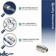 thumbnail image 5 of Maacflow Stainless Steel Barb Hose Fitting 1/4" Id Barb X 3/8" Male Npt Adaptor, 5 of 6