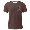 thumbnail image 5 of Momasggi Big and Tall Graphic T-Shirts for Men Summer Short Sleeve Tops Oversized Crew Neck Tshirts Loose Casual Beach Vacation Tees Brown 2XL, 5 of 5