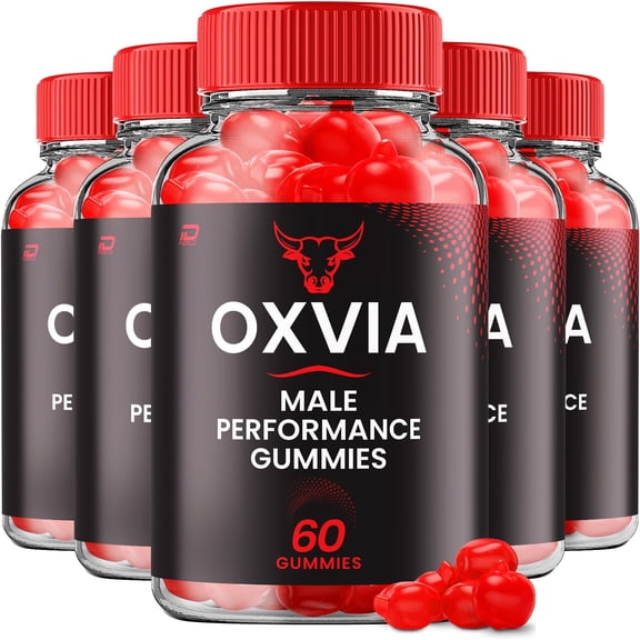 Oxvia Gummies for Men – Oxvia Gummy Natural Blend Chewable Reviews, 5 Pack, 300 Gummies