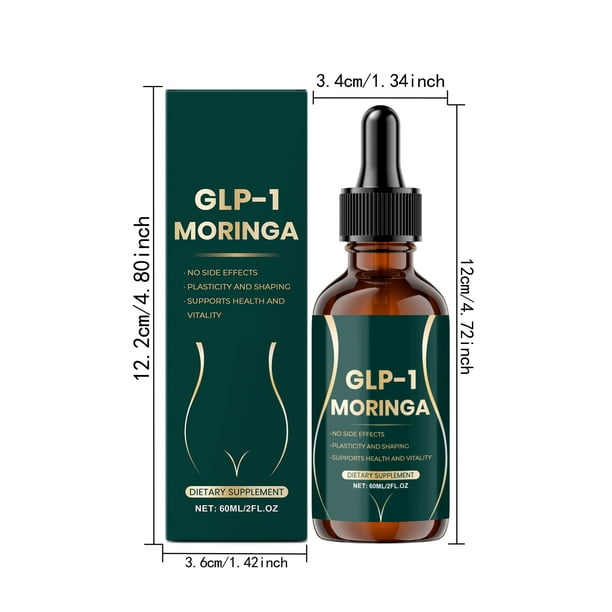 Moringa Drops Supporting PromotingDigestion Gently 60ml Drops *2PCS
