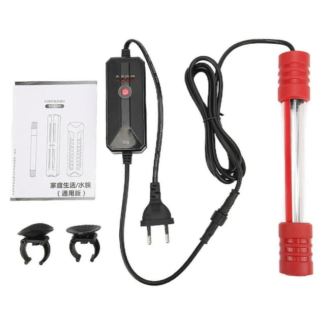 Aquarium Germicidal Lamp Fish Tank Timing Sterilization Ultraviolet Lamp EU Plug 22V9W