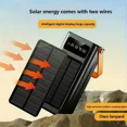 thumbnail image 5 of Misty 80000mAh Solar Power Bank External Battery Backup Charger Built-in Cables &LED Flashlight White, 5 of 6