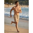 thumbnail image 6 of FRSASU Mens Casual Cargo Shorts Casual Drawstring Shorts Relaxed Fit Summer Beach for Men Khaki, 6 of 6