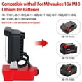 thumbnail image 4 of 3 Inch LED Work Light for Milwaukee M18 20V Lithium Batteries Super Bright 180 Degree Rotation Jobsite Light Portable Handheld Flashlight for Camping Hiking Emergency, 4 of 6
