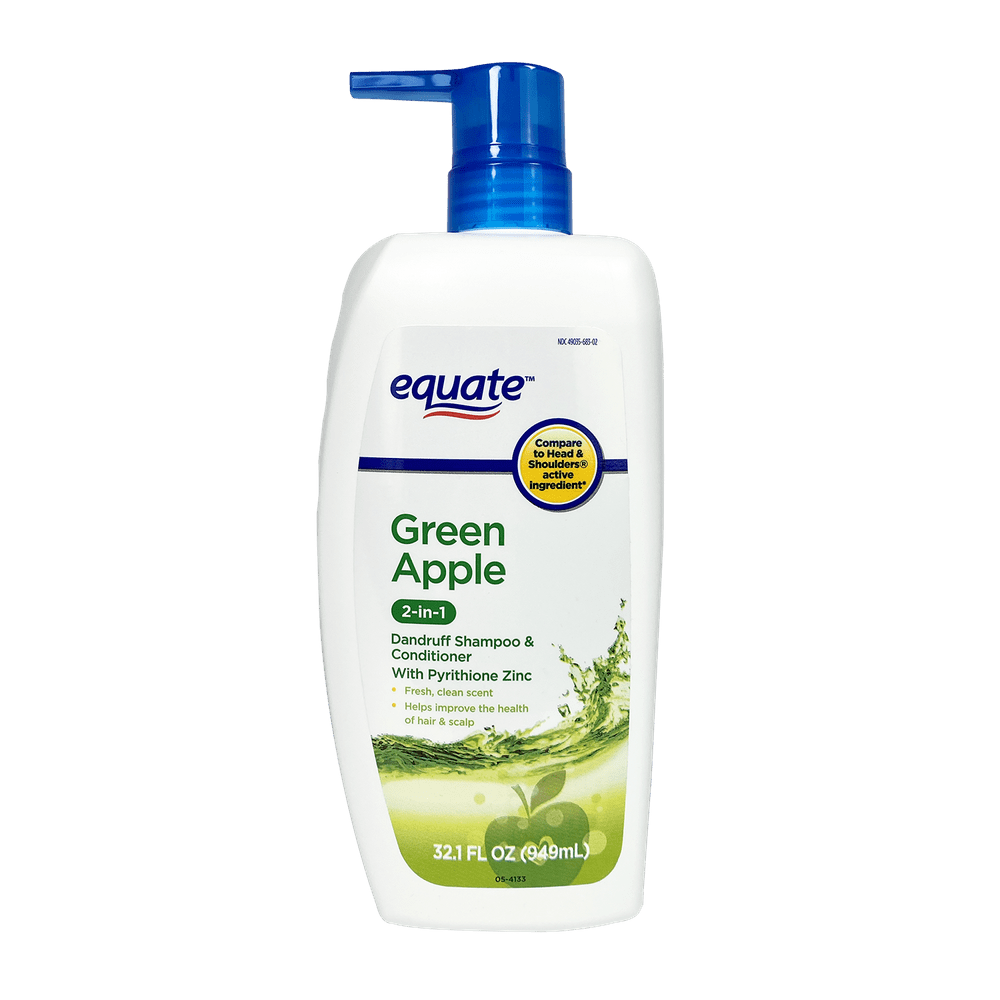 Equate Beauty Green Apple 2 in 1 Dandruff Shampoo and Conditioner with