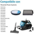 thumbnail image 2 of Reemplazo de robots de barrido Filtros Hepa de 4 piezas para Rowenta Cyclonic Power Series Ro3753ea, 2 of 5