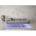 thumbnail image 3 of Ahgly Company Indoor Rectangle Animal Blue Traditional Area Rugs, 5' x 7', 3 of 4