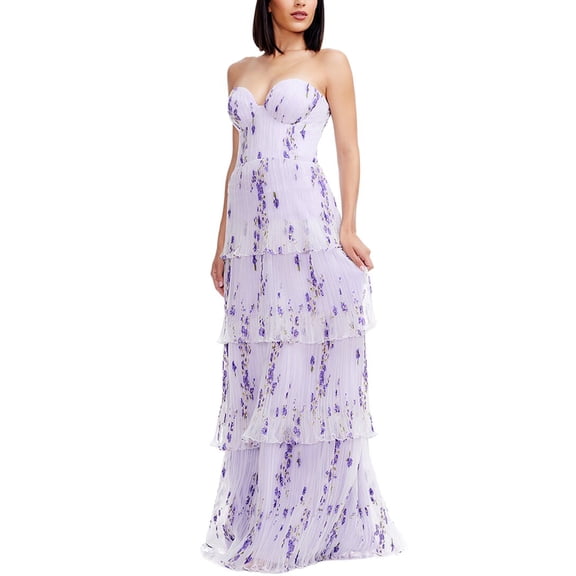 Dress the Population womens  Layana Fit & Flare Dress, m