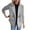 Grey, variant on Clearance! Ogiraw Blazers For Women Business Casual Women's Lapel Button Knitted Patchwork Sleeve Casual Coat Cropped Double Breasted Suit Sweater For Women Women'S Blazers & Suit Jackets Black