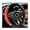 Red, variant on 15 Inch Rhinestone Steering Wheel Cover for Women, Sparkly Crystal Diamond Bling Soft Leather Elastic Protector, Universal Fit Car Interior Accessories