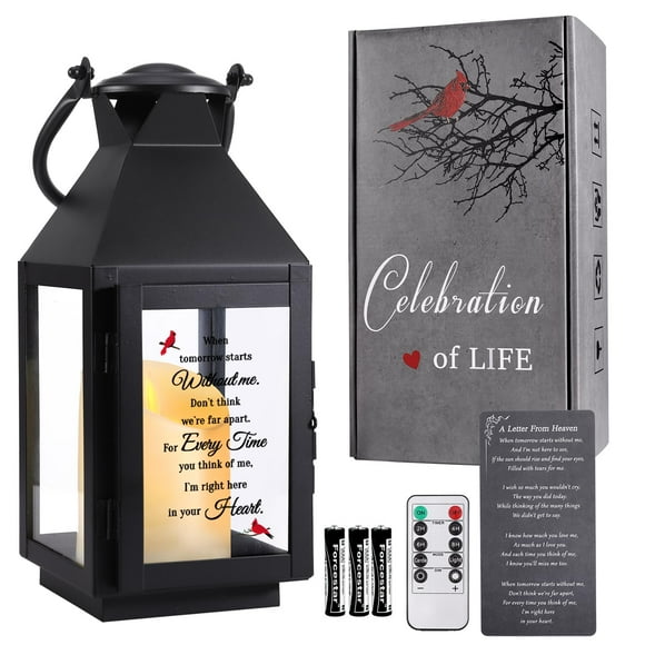 Linterna conmemorativa HSENYEKUM, regalos de condolencia, pérdida y duelo