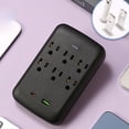 thumbnail image 1 of shyuyusa Multi-port Universal Power Strip, Compact Conversion Design, Overload Protection, Portable Charging Socket for Household Daily Use Travel and Business Trip, 1 of 1