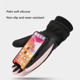 thumbnail image 3 of Wosthever Guantes de esquí de invierno para mujer, cubierta de mano, deportes a prueba de viento, senderismo, esquí, pantalla táctil gruesa, Ciclismo Gris, 3 of 6