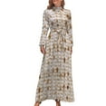 thumbnail image 2 of Vestido largo de matzá vestidos para mujer vestido de noche ropa femenina, 2 of 5
