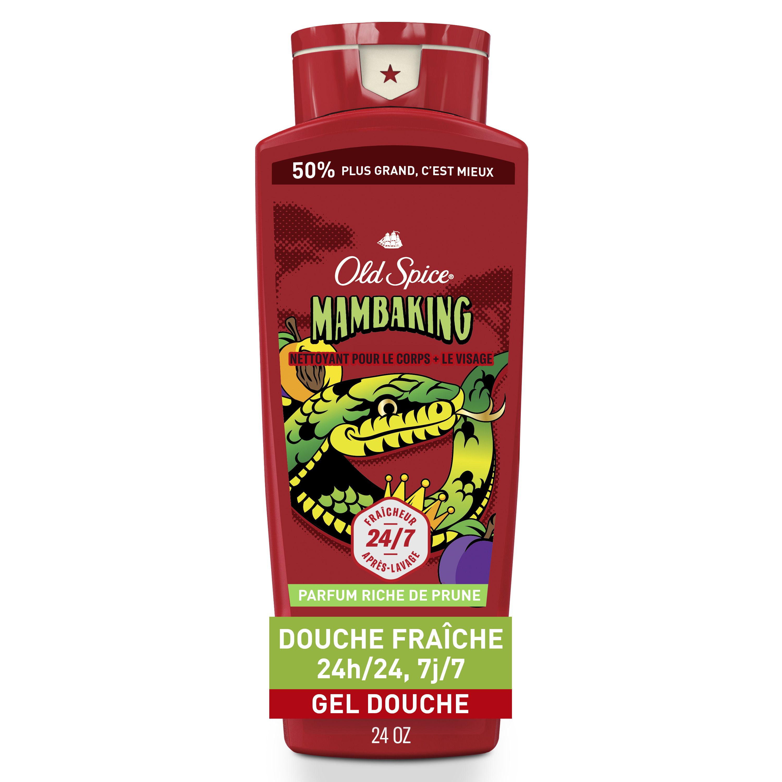 Old Spice Gel Douche pour Hommes, MambaKing