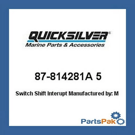 New Mercury Mercruiser Quicksilver Oem Part # 87-814281A 5 Switch Assy