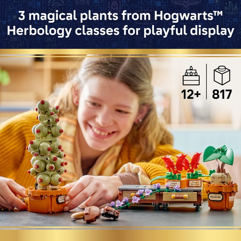 LEGO Harry Potter Hogwarts Herbology Plants - Building Toy for